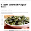 6 Health Benefits of Pumpkin Seeds and Pepita Oil