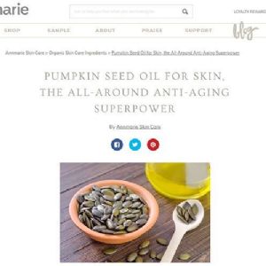 Pumpkin Seed Oil Anti Aging