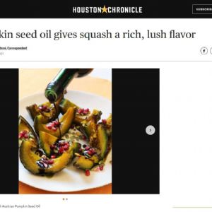 Screenshot Houston Chronicles Pumpkin Seed Oil