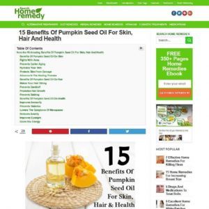 15 Benefits of Pumpkin Seed Oil