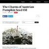 The Charm of Austrian Gold Awarded Quality: Pumpkin Seed Oil