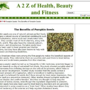 The Benefits of Pumpkin Seeds Health
