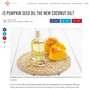 Pumpkin Seed Oil - the new Coconut Oil