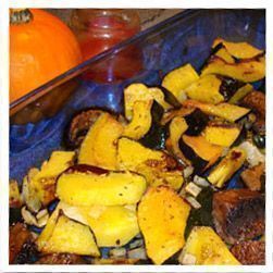 Picture Roasted Acorn Squash with Pumpkin Seed Oil