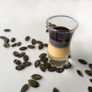 Pumpkin Seed Oil with Egg Liqueur