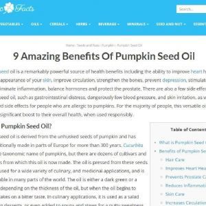 Amazing Benefits of Pumpkin Seed Oil
