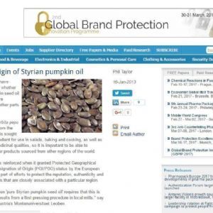 tracing source country fingerprint of pumpkin seed oil