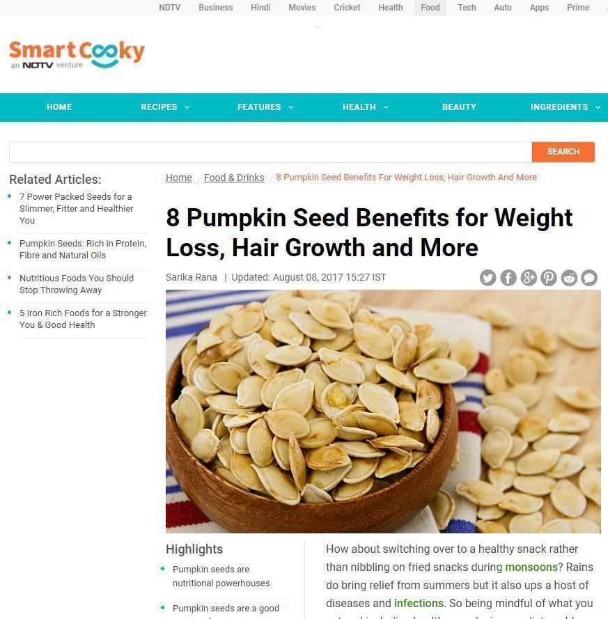 Pumpkin Seed Oil Benefits For Weight Loss